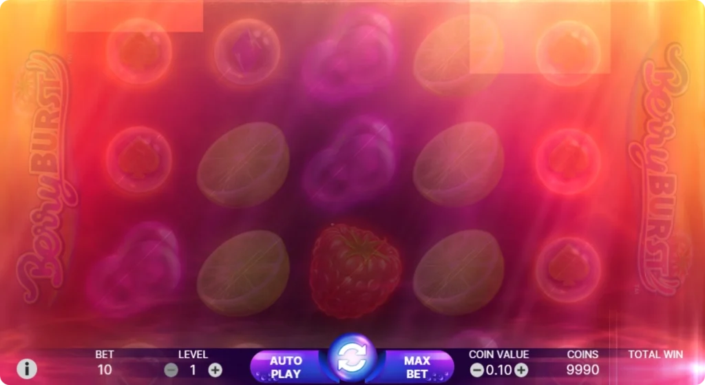 Berry Burst slot by NetEnt screenshot