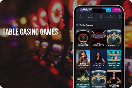 Games Table Casino